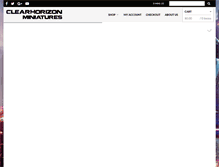 Tablet Screenshot of clearhorizonminiatures.com
